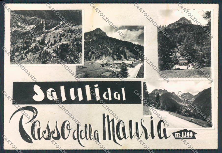 Belluno Passo della Mauria Vedutine foto FG cartolina BB9425 – fronte