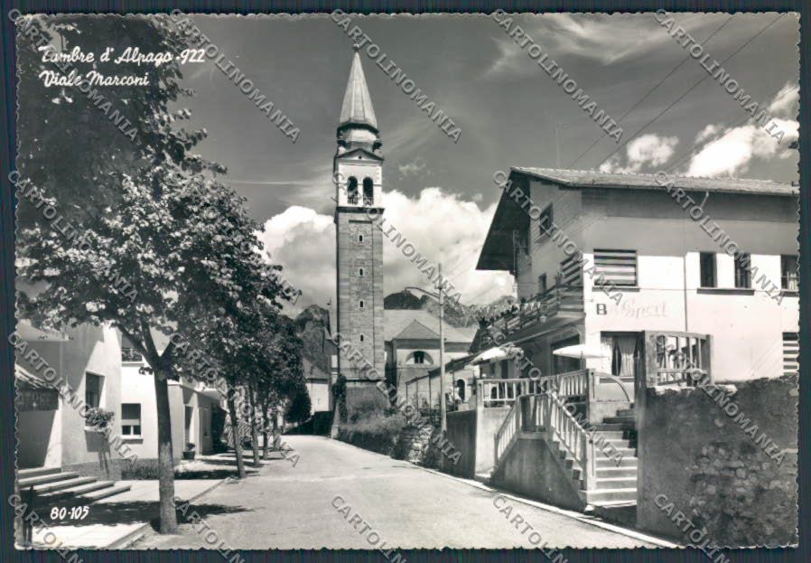 Belluno Tambre Alpago Viale Marconi foto FG cartolina BB9444 – fronte
