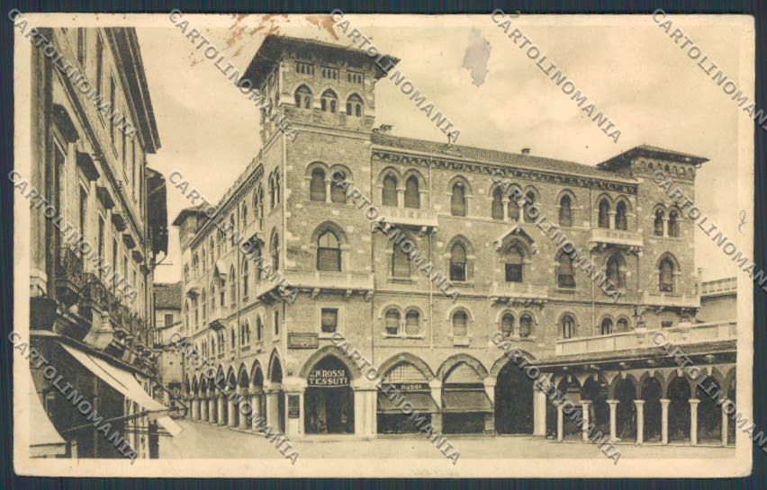 Treviso Città Palazzo Littorio PIEGHINE MACCHIE cartolina BB9448 – fronte