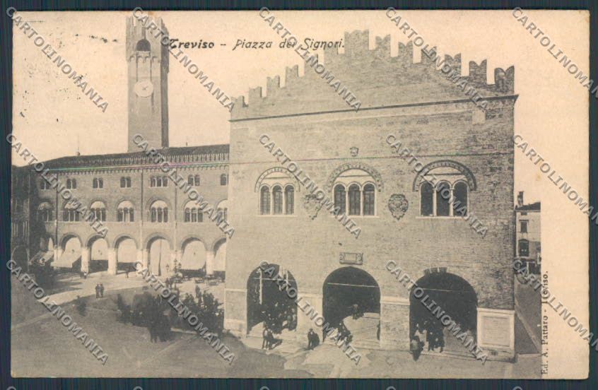 Treviso Città Piazza dei Signori cartolina BB9451 – fronte