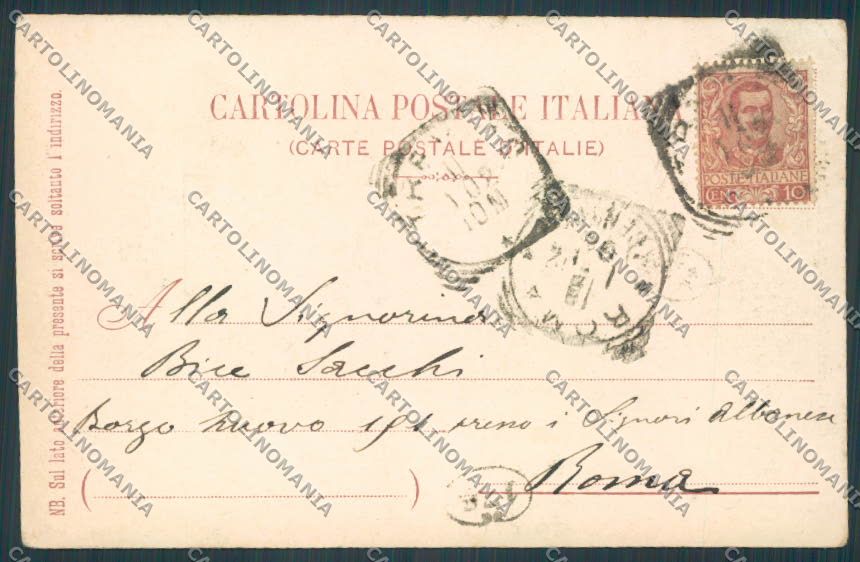 Treviso Città Piazza dei Signori PIEGHINA cartolina BB9452 – retro