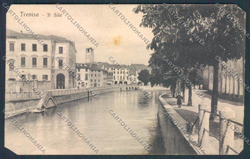 Treviso Città il Sile MACCHIA cartolina BB9467 – fronte
