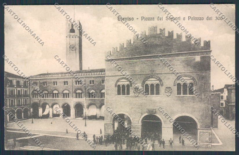 Treviso Città Piazza dei Signori cartolina BB9470 – fronte