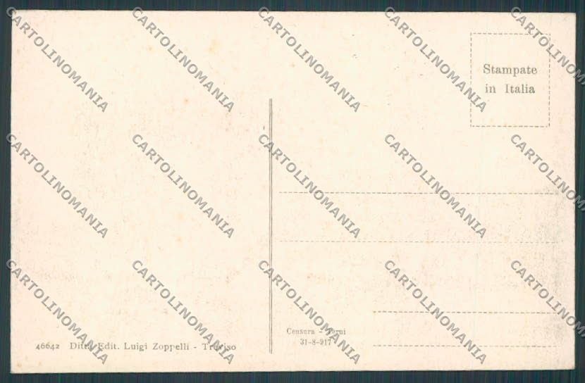 Treviso Città Piazza dei Signori cartolina BB9470 – retro