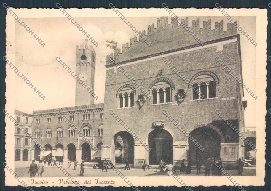 Treviso Città Palazzo dei Trecento FG cartolina BB9489 – fronte