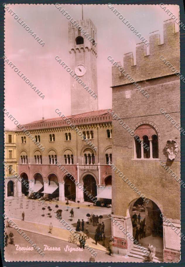 Treviso Città Piazza Signori foto FG cartolina BB9492 – fronte