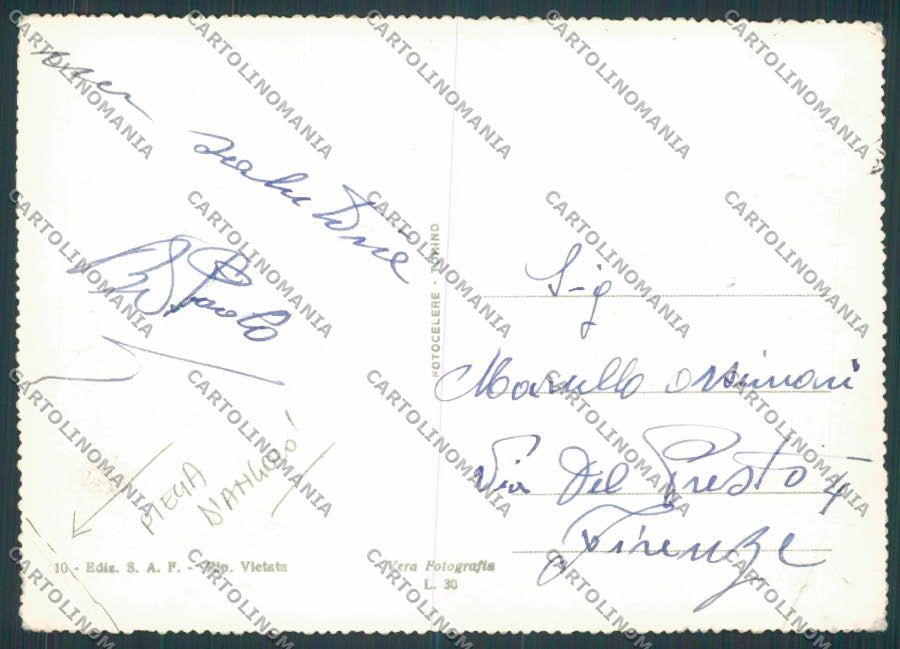 Treviso Città Via Roma PIEGHE foto FG cartolina BB9501 – retro