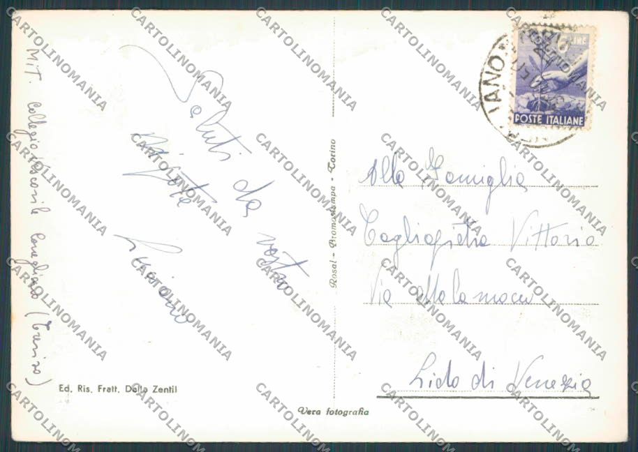 Treviso Conegliano Chiesa Madonna della Neve foto FG cartolina BB9551 – retro