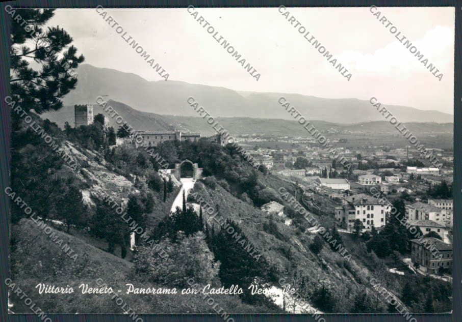 Treviso Vittorio Veneto Castello Vescovile foto FG cartolina BB9569 – fronte