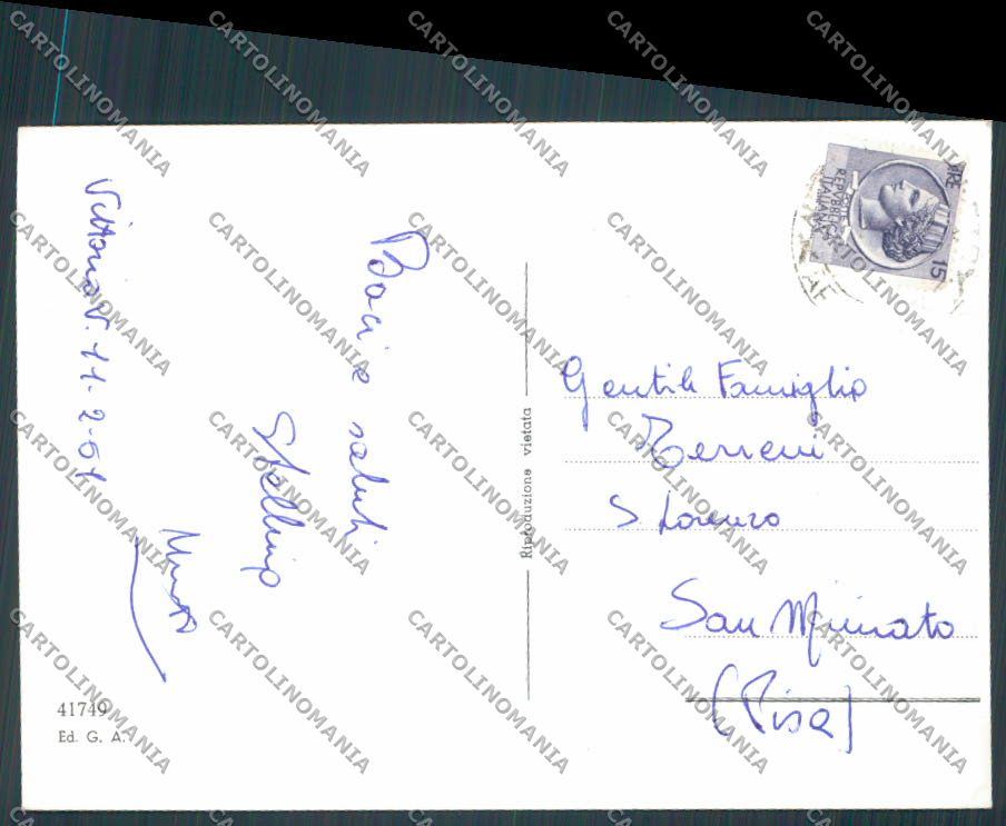 Treviso Vittorio Veneto Castello Vescovile foto FG cartolina BB9569 – retro