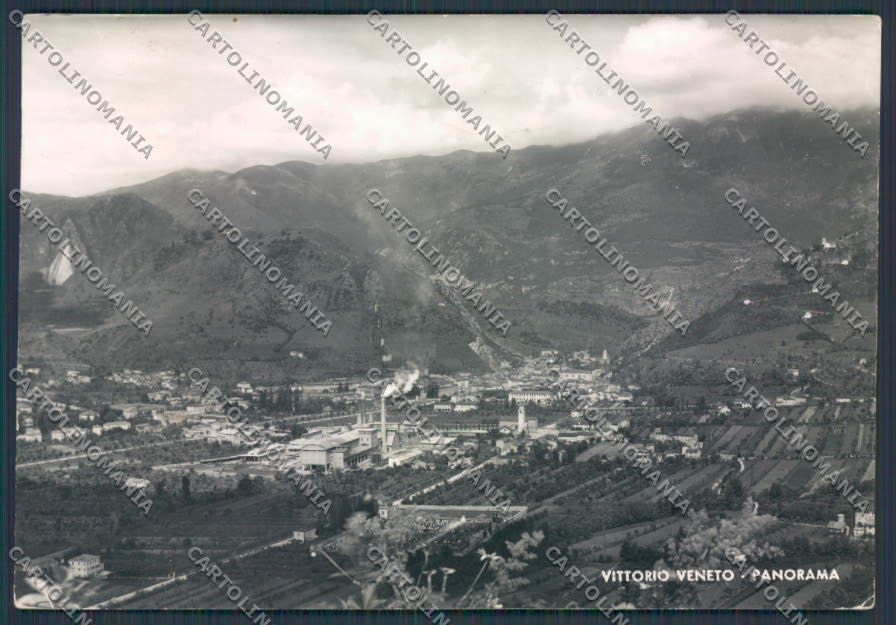 Treviso Vittorio Veneto Panorama foto FG cartolina BB9570 – fronte