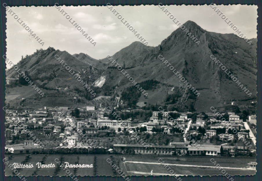 Treviso Vittorio Veneto Panorama STRAPPINO foto FG cartolina BB9573 – fronte