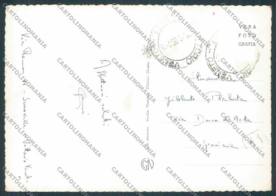 Treviso Vittorio Veneto Giardini Pubblici foto FG cartolina BB9580 – retro