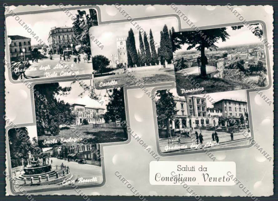 Treviso Conegliano Vedutine COLLA foto FG cartolina BB9594 – fronte
