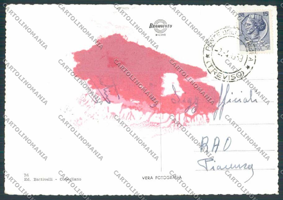 Treviso Conegliano Vedutine COLLA foto FG cartolina BB9594 – retro