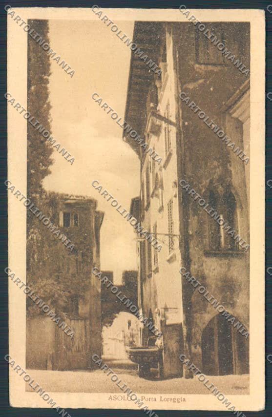 Treviso Asolo Porta Loreggia cartolina BB9597 – fronte