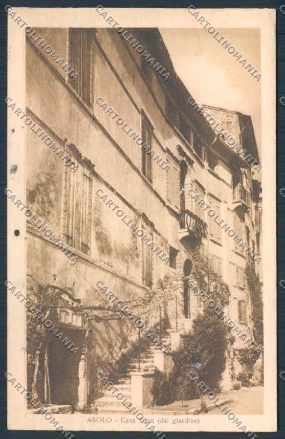 Treviso Asolo Casa Duse cartolina BB9598 – fronte