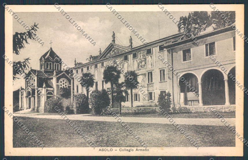 Treviso Asolo Collegio Armeno cartolina BB9604 – fronte