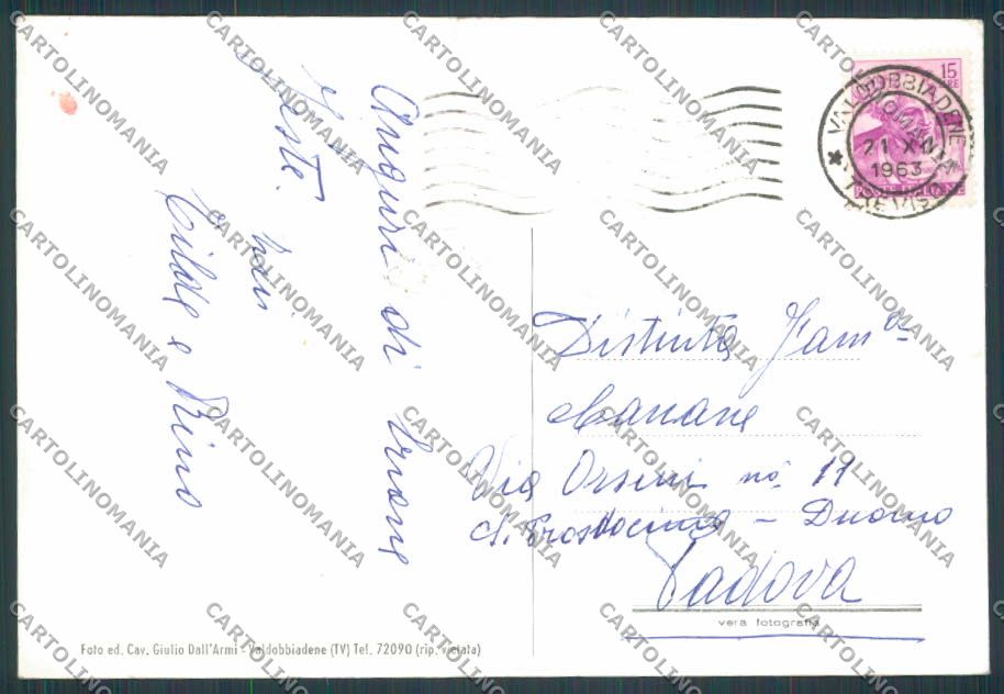 Treviso Valdobbiadene Panorama foto FG cartolina BB9636 – retro