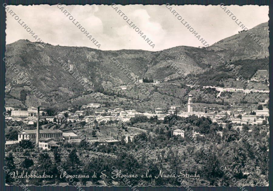 Treviso Valdobbiadene Panorama foto FG cartolina BB9639 – fronte