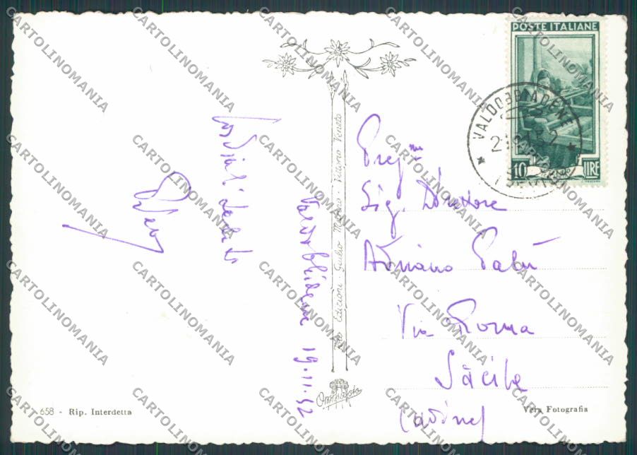 Treviso Valdobbiadene Panorama foto FG cartolina BB9639 – retro