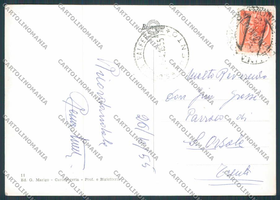 Treviso Montebelluna Piazza Garibaldi foto FG cartolina BB9664 – retro