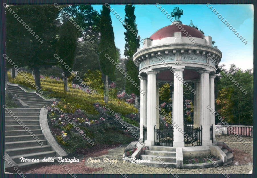 Treviso Nervesa della Battaglia Baracca foto FG cartolina BB9671 – fronte