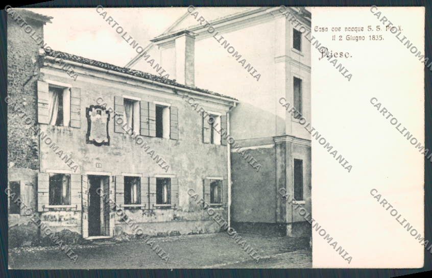 Treviso Riese Pio X cartolina BB9720 – fronte