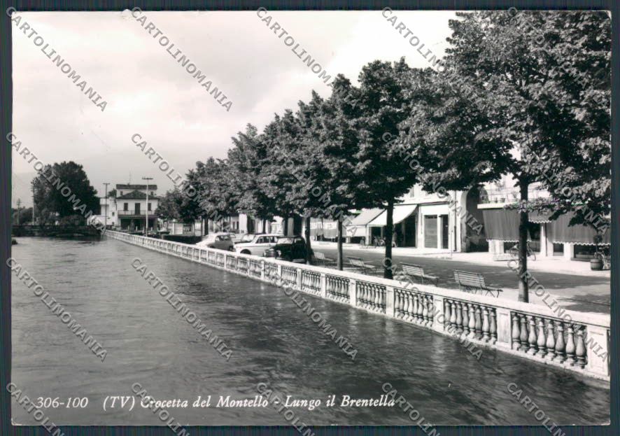 Treviso Crocetta del Montello Brentella STRAPPINO foto FG cartolina BB9752 – fronte
