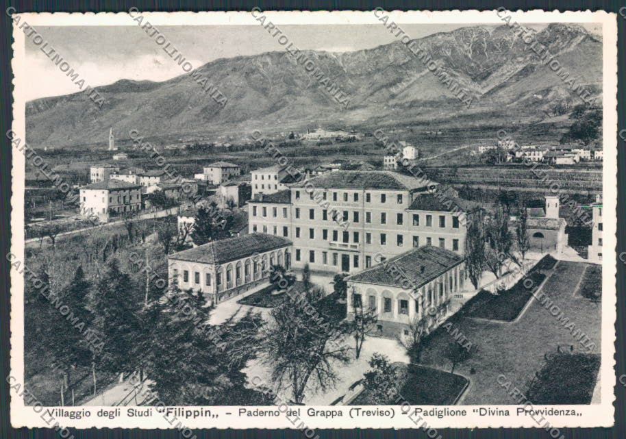 Treviso Paderno del Grappa Villaggio Studi Filippin FG cartolina BB9760 – fronte