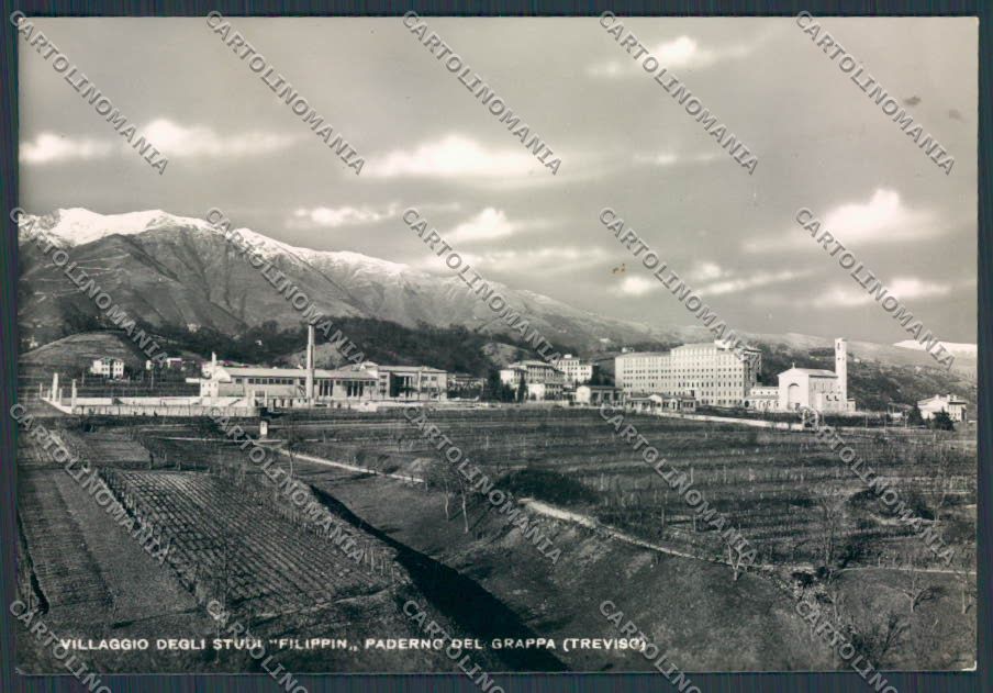 Treviso Paderno del Grappa Villaggio Studi Filippin foto FG cartolina BB9761 – fronte