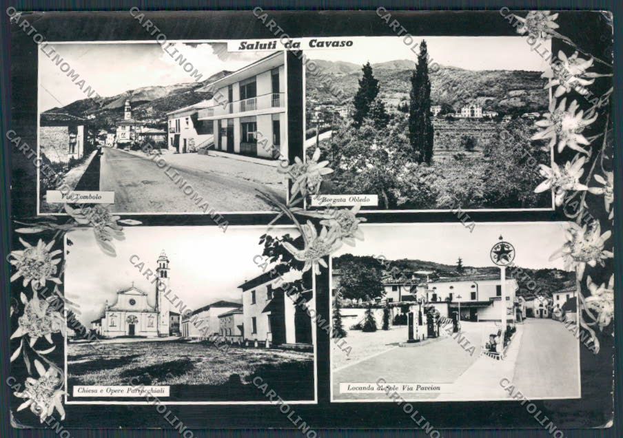 Treviso Cavaso Saluti da Vedutine foto FG cartolina BB9768 – fronte