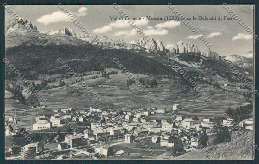 Trento Moena Val di Fiemme cartolina BB9830 – fronte