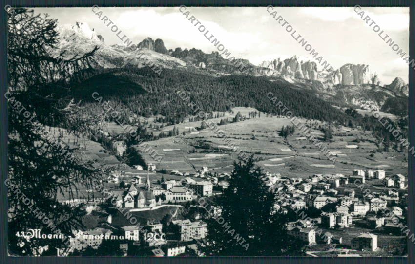 Trento Moena Panorama foto cartolina BB9835 – fronte