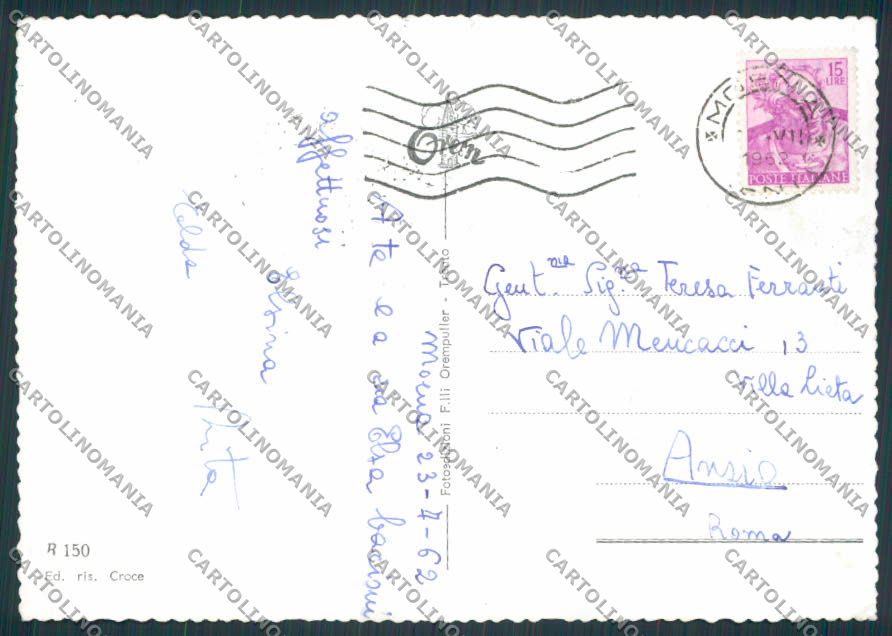 Trento Moena Panorama foto FG cartolina BB9839 – retro