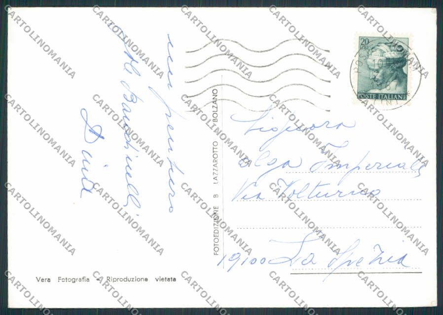 Trento Moena Vedutine foto FG cartolina BB9840 – retro