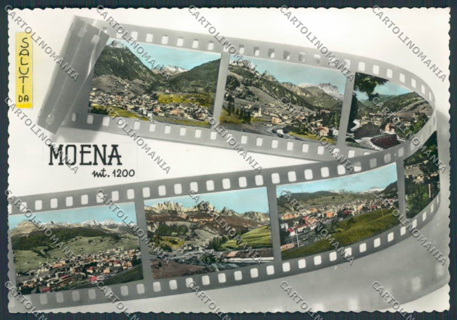Trento Moena Saluti da foto FG cartolina BB9841 – fronte