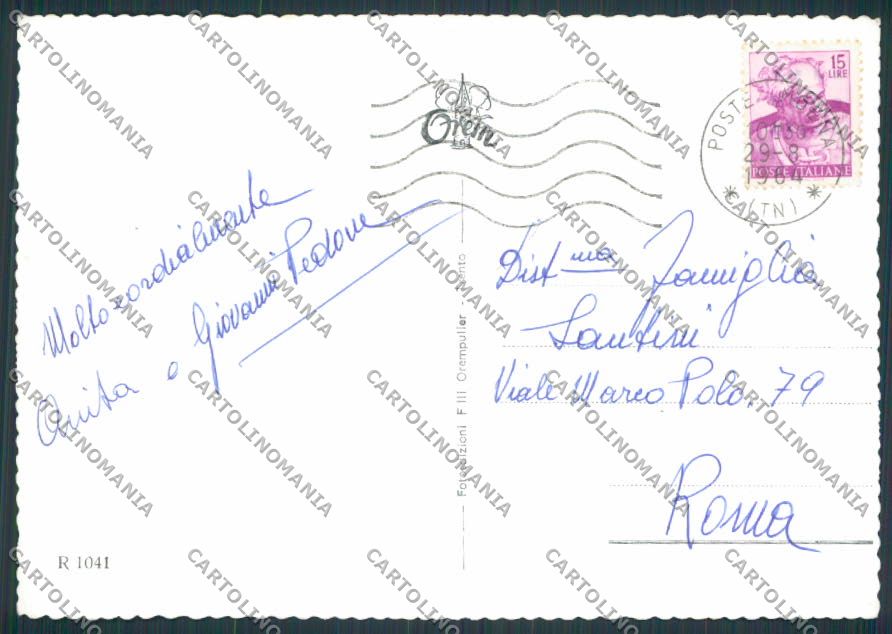 Trento Moena Saluti da foto FG cartolina BB9841 – retro