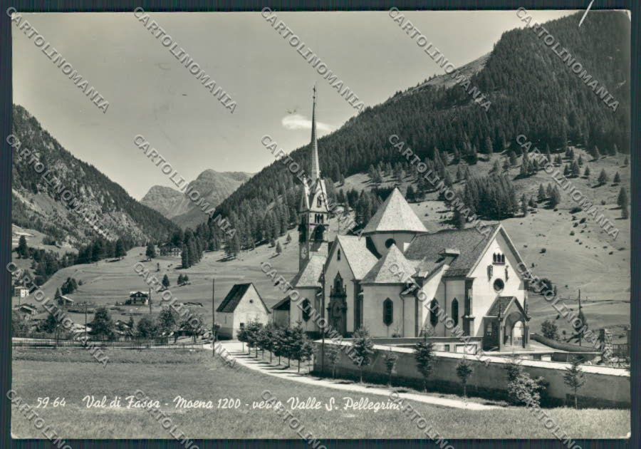Trento Moena Valle San Pellegrino foto FG cartolina BB9842 – fronte