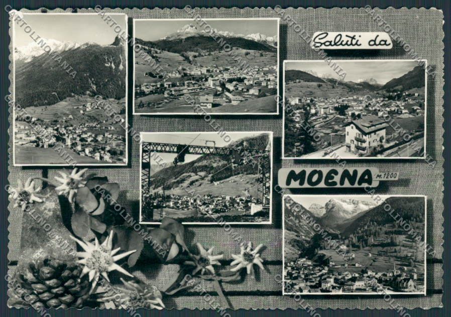 Trento Moena Saluti da foto FG cartolina BB9845 – fronte