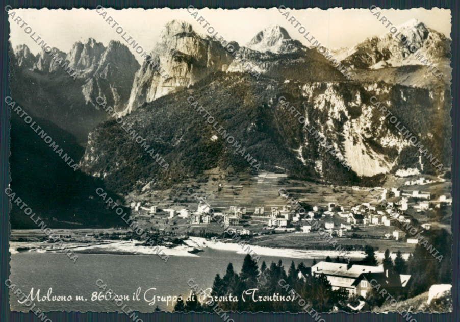 Trento Molveno Panorama foto FG cartolina BB9849 – fronte