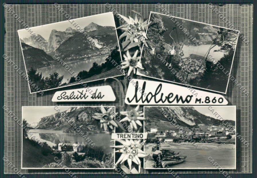 Trento Molveno Saluti da foto FG cartolina BB9854 – fronte