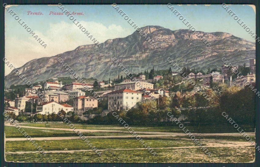Trento Città Piazza Armi cartolina BB9865 – fronte