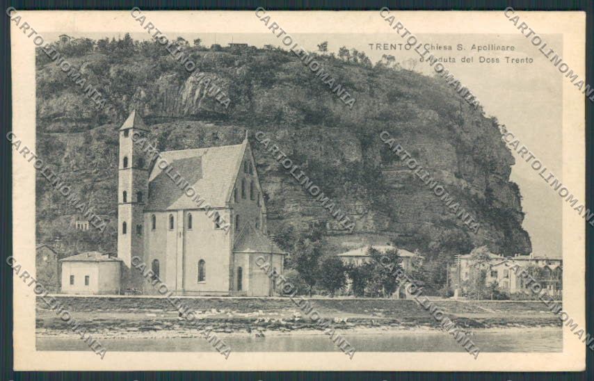 Trento Città Chiesa Sant Apollinare cartolina BB9870 – fronte