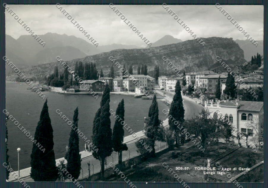 Trento Torbole Lago di Garda PIEGHINA foto FG cartolina BB9887 – fronte