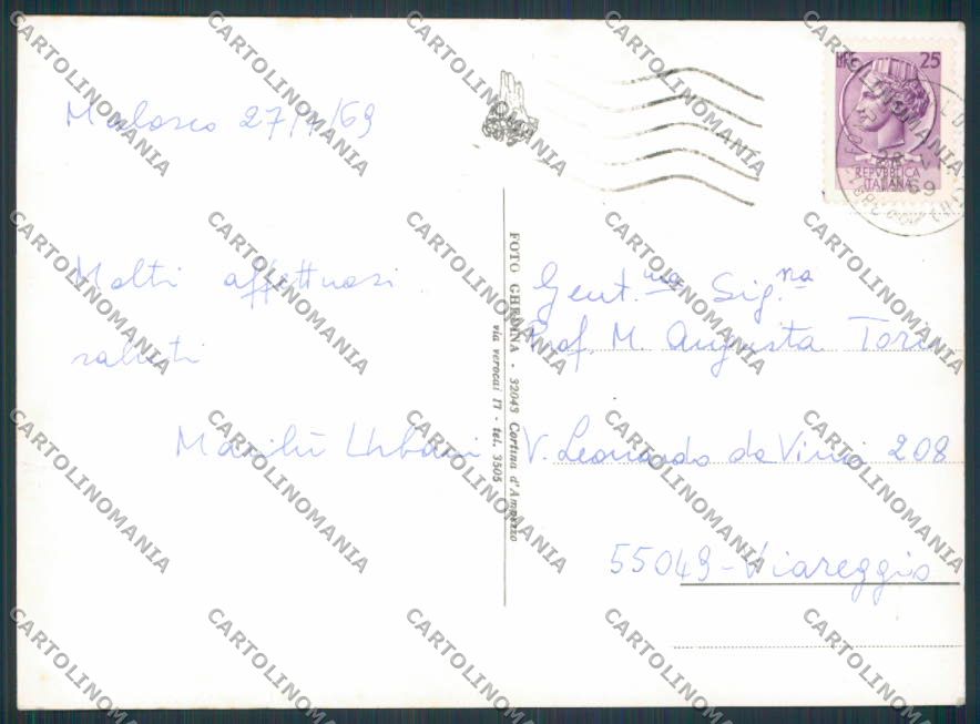 Trento Malosco Panorama foto FG cartolina BB9892 – retro