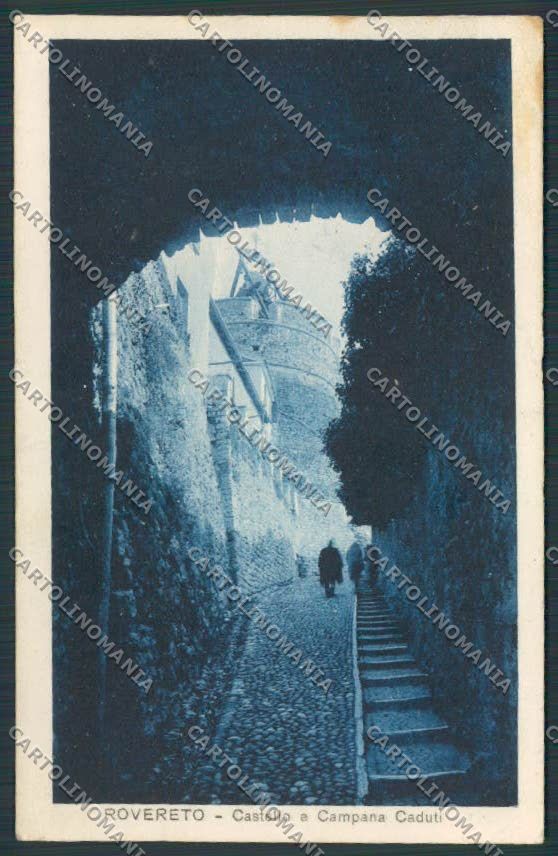Trento Rovereto Castello Campana Caduti cartolina BB9893 – fronte