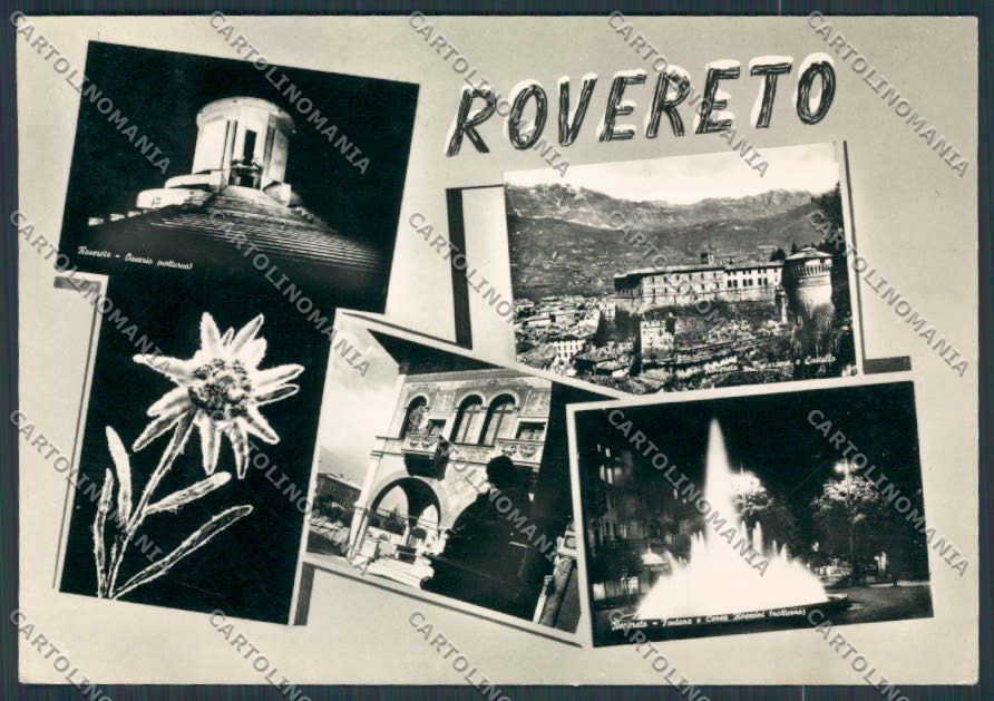 Trento Rovereto Vedutine foto FG cartolina BB9904 – fronte