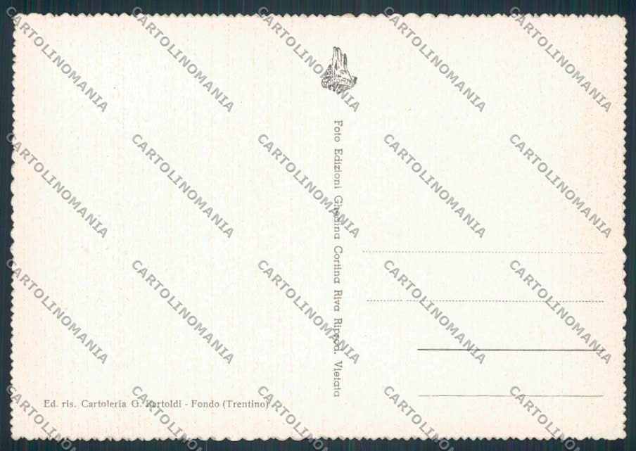 Trento Ronzone Panorama FG cartolina BB9914 – retro