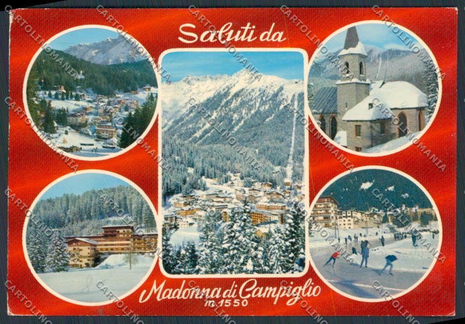 Trento Madonna di Campiglio Sci foto FG cartolina BB9924 – fronte